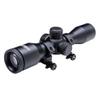 TenPoint 4X Pro-View 400 Illuminated Reticle Scope, Black - 100 yd Distance with Aiming Points Out to 70 yd - Includes Flip-Up Scope Caps view 1
