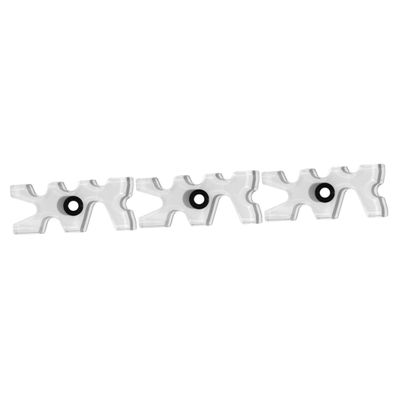 BESPORTBLE 3pcs Billiards Cue Rack Shot Positions Acrylic Pool Cue Holder Lightweight Bridge for Optimal Angles Portable Slide Design for Easy Use