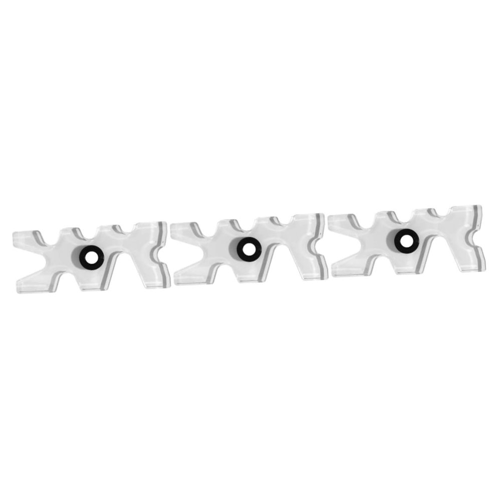 BESPORTBLE 3pcs Billiards Cue Rack Shot Positions Acrylic Pool Cue Holder Lightweight Bridge for Optimal Angles Portable Slide Design for Easy Use