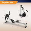 California Fitness Products by Marcy Deluxe Rowing Machine with Adjustable Air Resistance for Cardio Training NS-7874RW view 2