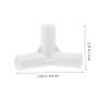 20pcs Tent Joint Frames Three-Way Connector Pole Connector Outdoor Pole Adapter Tent Pole Fitting Fittings Tent Supply Adapter Plastic Child Tent Supplies Pipeline White view 3