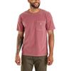 Carhartt Men's Relaxed Fit Midweight Short-Sleeve Garment Dyed Pocket T-Shirt, Apple Butter, Small view 1