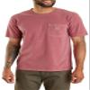 Carhartt Men's Relaxed Fit Midweight Short-Sleeve Garment Dyed Pocket T-Shirt, Apple Butter, Small view 2