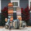 Surfboard Bag/Surfboard Sock/Surf Board Bag Cover Travel Day Bag - Awesome Surf Accessory! (Good for Shortboard or Longboard). Handmade! (orange, up to 6'6) view 4