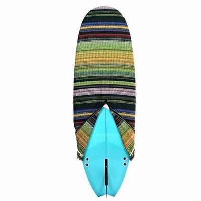 Open Road Goods Surfboard Bag/Surfboard Sock/Surf Board Bag Cover Travel Day Bag - Awesome Surf Accessory! (Good for Shortboard or Longboard). Handmade! (green, up to 6'6)