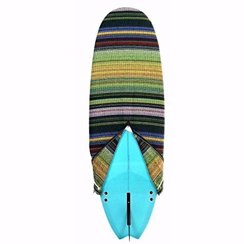 Open Road Goods Surfboard Bag/Surfboard Sock/Surf Board Bag Cover Travel Day Bag - Awesome Surf Accessory! (Good for Shortboard or Longboard). Handmade! (green, up to 6'6)