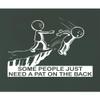 4X-Large Forest Green Mens Some People Just Need A Pat On The Back Funny Gift T-Shirt view 4