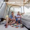 ARMOR CASTLE Camping Tents, 3-4 People Waterproof Cabin Tents, Double Layer Family Camping Tent with 2 Doors 360 Degree Panoramic Screen Window, Beach Tent with Carry Bag for Outdoor Hiking view 3