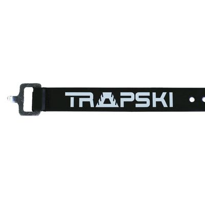 TRAPSKI Voile 25 Inch Aluminum Buckle Strap | Multi-Use Tension Strap for Skis, Bikes, Cargo, Tools, Marine & Boating, Outdoor Sports | UV-Resistant | Made in The USA (Black 25 Inch)