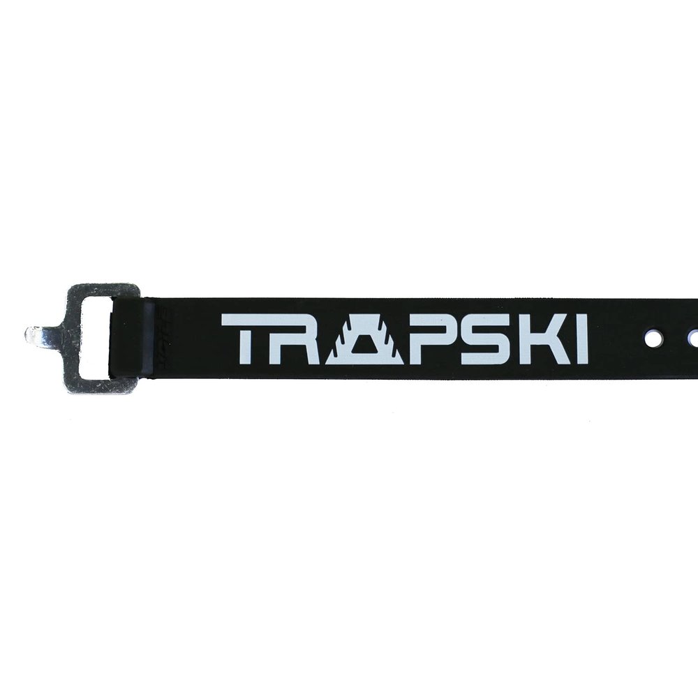 TRAPSKI Voile 25 Inch Aluminum Buckle Strap | Multi-Use Tension Strap for Skis, Bikes, Cargo, Tools, Marine & Boating, Outdoor Sports | UV-Resistant | Made in The USA (Black 25 Inch)