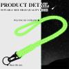 BENBOR Fluorescent Lanyard for Easy Spotting at Night Durable Paracords Outdoor Activities Glow in Dark Heavy Duty Portable Green view 2