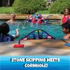 SKIP NN' HOLE 8x Extra Stonnes Pool Game Set Bundle with 8X Extra Skipping Stonnes | Skipping Stone Swimming Pool Cornhole Game for All Ages view 2