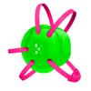 Great Call Athletics | Wrestling Classic Headgear | Earguard Adult Grappling Head Gear | Adjustable Ear Guards Pink Straps (Neon Green w/ Pink Straps) view 1