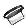 Baggallini Clear Stadium Belt Bag Fanny Pack, Midnight Blossom Print view 1