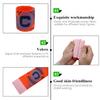 Qimoo 4Pcs Orange Soccer Armband, Adjustable Elastic Sports Captain C Arm Band for Youth and Adult view 3