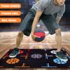 Topyond Basketball Training Mat, Non Slip, Silent Agility Footstep Training Mat, 76x106.7x0.2cm,Basketball Dribble Trainer Improve Dribbling Skills for All Ages view 3