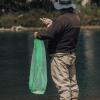BESPORTBLE Portable Drawstring Fishing Net Bag Fishing Storage Net for Easy Catching Quick Drying for Freshwater Use view 3