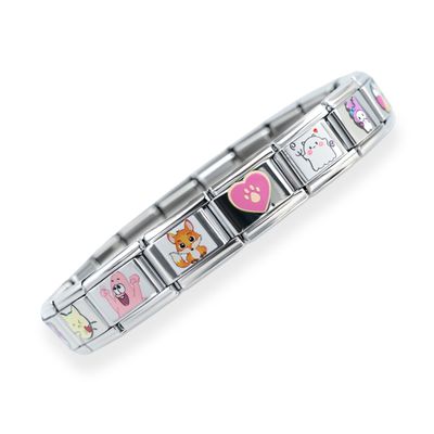 2CUTECHARMZ Complete Italian Charm Bracelets, Multiple Styles (CutePal's)