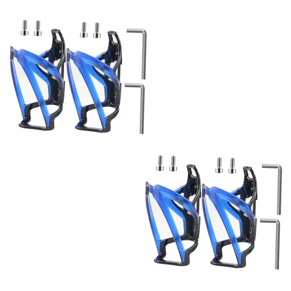 BESPORTBLE 2sets Water Bottle Holder Wear-Resistant Bike Cup Rack Design Easy Installation Black for Mountain and Road Cycling