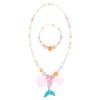 Kids Musical Jewelry Box for Girls and Pretty Jewelry Set Blue view 2