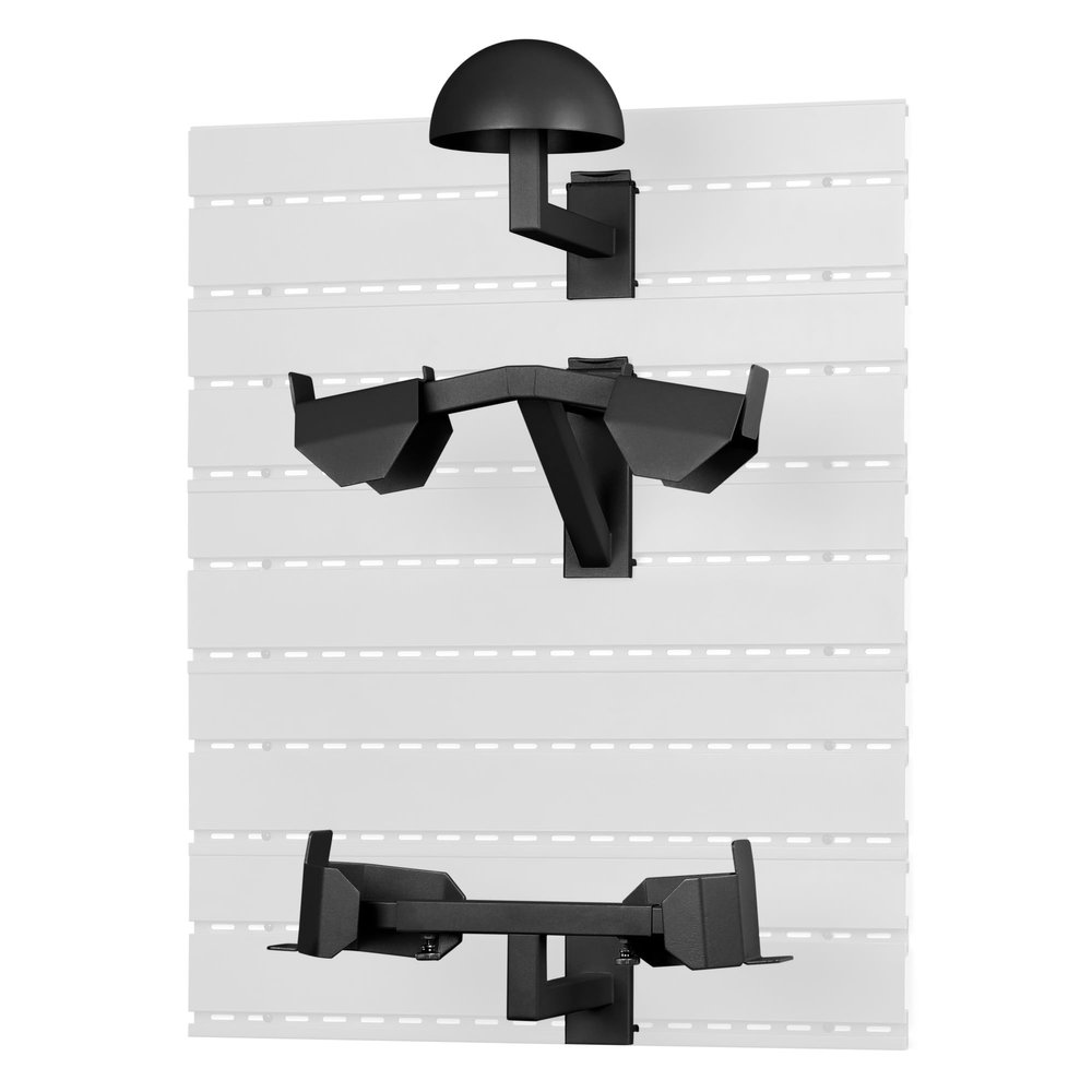 Savior Equipment Wall Rack System H.A.B Attachment Tactical Gear Wall Mount Organizer, Military Helmet Vest Belt Display Rack Plate Carrier Hanger, Heavy-Duty Steel Construction Hold Up to 80 lbs