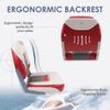 Deckpro Deluxe Low Back Boat Seat, Fold-Down Fishing Boat Seat Gray/Charcoal/Red (2 Seats) view 4