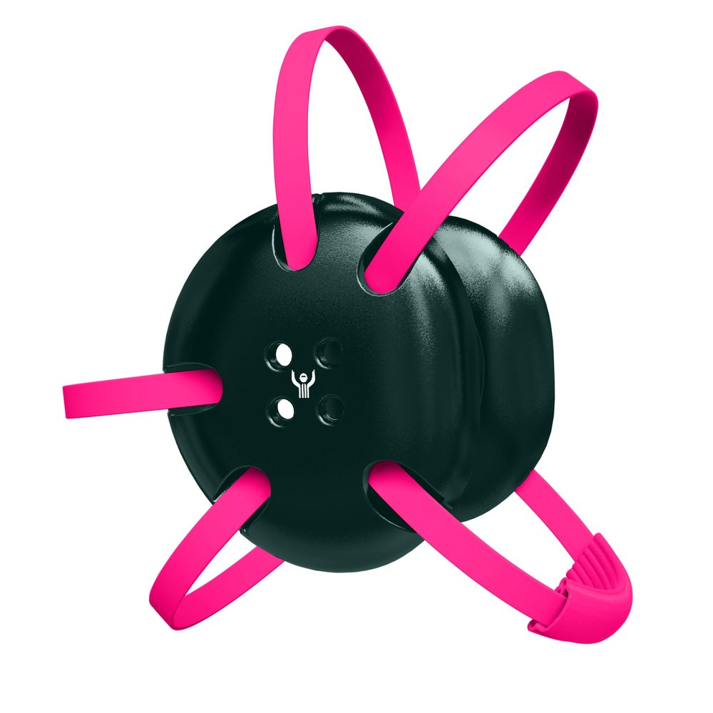 Great Call Athletics | Wrestling Classic Headgear | Earguard Adult Grappling Head Gear | Adjustable Ear Guards Pink Straps (Dark Green w/ Pink Straps)