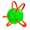Great Call Athletics | Wrestling Classic Headgear | Earguard Adult Grappling Head Gear | Adjustable Ear Guards Orange Straps (Neon Green w/ Orange Straps) view 1