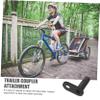 BESPORTBLE 2pcs Trailer Mount Adapter for Bicycles Coupler Attachment for Pet and Strollers Easy to Install Heavy-Duty Bicycle Trailer Supplies view 2