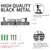 Goutoports Personalized Medal Holder with Name Display Rack for Awards Ribbons - Metal Custom Sports Race Plaques Hanger for Wall Mount Hold Up 60 Medal Hanger Display for Athlete Boy Girl Kid view 4