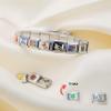2CUTECHARMZ Full 18 Charm Italian Charm Bracelet, Complete charm bracelet with unique designs! 6.9 inches long, interchangeable charms view 3