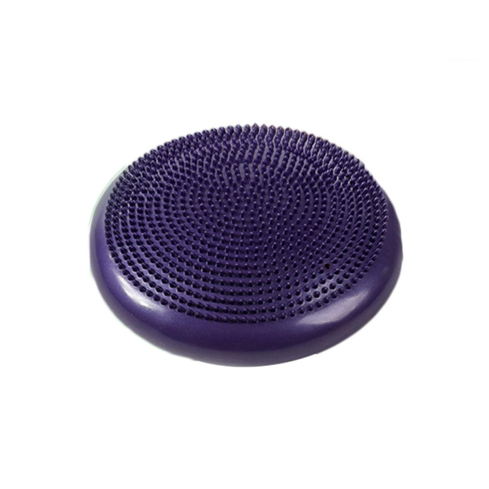 BESPORTBLE Inflatable Wobble Cushion Extra Thick Core Balance Disc for Core Strength Back Pain Relief and Improved Posture Ergonomic Sensory Seat Cushion Purple