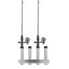 CNCEST Stainless Steel Hitch Fishing Rod Holder,Fishing Pole Holders for Cars, 4 Link Tube Fishing Rod Holder,Angle Adjustment Fishing Rod Rack,Fishing Pole Holder view 4