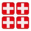 Antrix 4-Piece Medic First Aid Embroidery Patches - Medical Cross Tactical EMT EMS MED Cross Backpack Armband Insignia Emblem Patch - 2 inch view 1