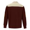 Mens Corduroy Sweatshirts Mock Neck Pullover Sweaters with Elbow Patches Lapel Collar Button Up Long Sleeve Henleys view 2