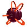 Great Call Athletics | Wrestling Classic Headgear | Earguard Adult Grappling Head Gear | Adjustable Ear Guards Orange Straps (Maroon w/ Orange Straps) view 1