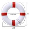 Momotata 20 Inch Pool Safety Life Preserver Ring Buoy for Pool, Swimming Swim Foam Ring Pool Buoy Pool Safety Throw Rings with 98.4FT Water Floating Lifesaving Rope (Red w/98.4FT Rope) view 2