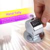 Hand Counter Clicker Counter 4-Digit Counter Hand Counter Counter Quantity Counter Finger Counter Lap Counter for Sports Games, view 3