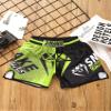 TiaoBug Kids Boys Muay Thai Shorts Boxing Kickboxing MMA Training Trunk Satin Fight BJJ Grappling Shorts Bottoms L 13-14 Years view 2