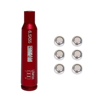 6.5x55mm Red Laser Bore Sight w/ 6 Batteries (6.5x55mm)