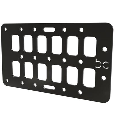 BOBBERCYCLE Compatible with Multi-FIT Tactical Rigid MOLLE Panel Ammo Can Mount (Powder Coated)