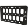 BOBBERCYCLE Compatible with Multi-FIT Tactical Rigid MOLLE Panel Ammo Can Mount (Powder Coated) view 1