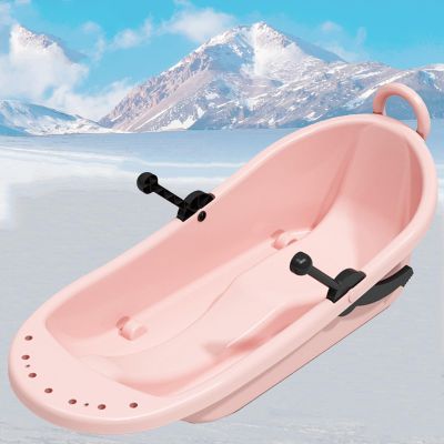 Adult Children's Sledge, Double Thickened Sledge, Big Backrest Sledge, Wear-Resistant Personalised Sledge