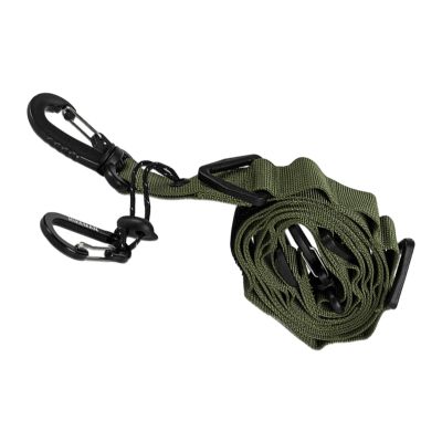 Outdoor Hanging Rope Camping Lanyard Hanger Adjustable Campsite Storage Strap with Hooks for Hiking Picnic Backpacking Travel, Green