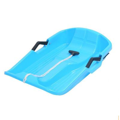 Winter Snow Sledges, Thick Wear-Resistant Sledges, Children's Sledges, Sledges with Brakes and Pull Ropes