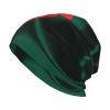 Bangladesh Flag Beanie Skull Cap Warm Knit Slouchy Hat for Women Men Black view 1