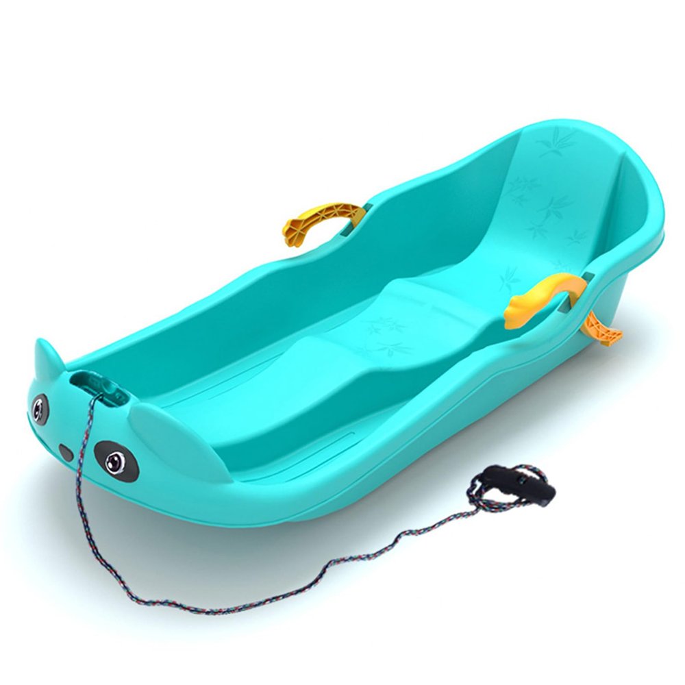 Two-Person, Two-Seater Thickened Sledges, Two-Handle Children's Sledges, Frost-Resistant and Wear-Resistant Sledges, Sledges with Pull Ropes