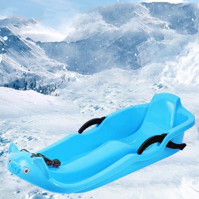 Two-Handle Children's Sledges, Two-Person Padded Sledges, Frost-Resistant and Wear-Resistant Sledges, Sledges with Backrests