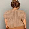 ZhiHiMeRi Casual Short Sleeve Sweater: Light French Beige Crew Neck Knitwear,Light French Beige,(US 8-10) M view 4