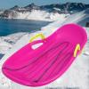 Children's Sledges, Winter Tandem Sledges, Thickened Plastic Sledges, Sledges with Brakes and Pull Ropes view 1